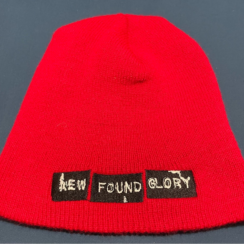 New Found Glory red beanie